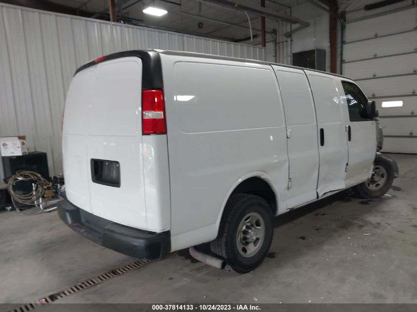 2017 CHEVROLET EXPRESS CARGO VAN 1GCWGAFF5H1279717