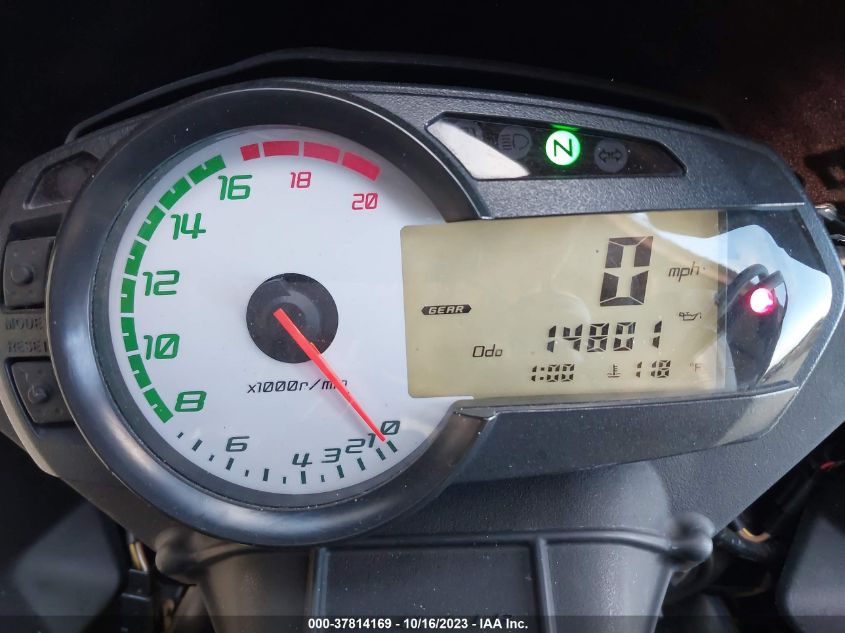 2009 KAWASAKI ZX600 R JKAZX4R149A004916