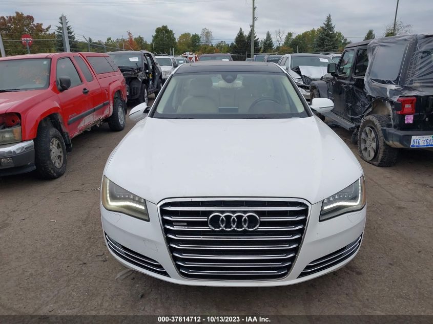 2014 AUDI A8 L 3.0T WAURGAFD9EN002856