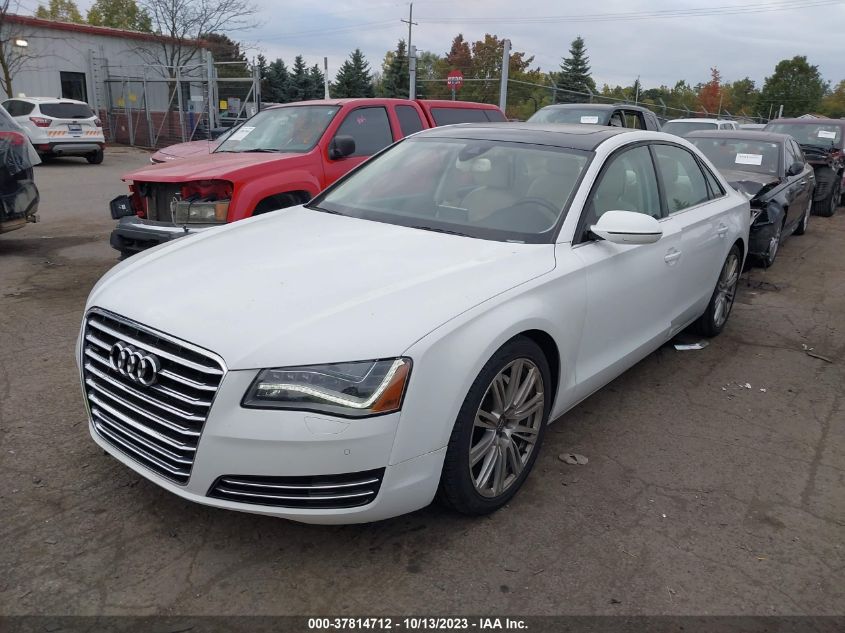 2014 AUDI A8 L 3.0T WAURGAFD9EN002856