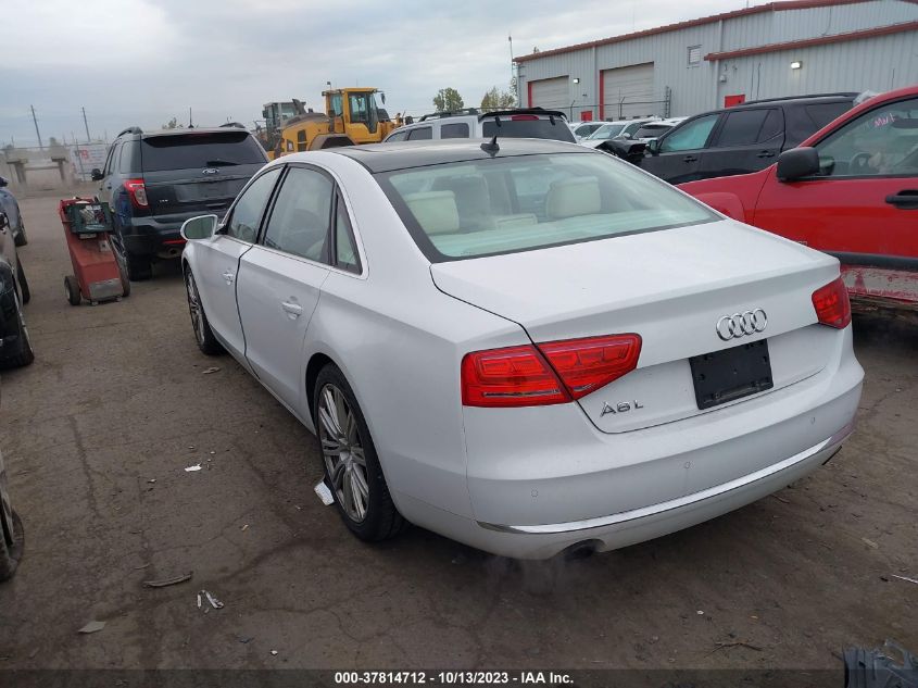 2014 AUDI A8 L 3.0T WAURGAFD9EN002856