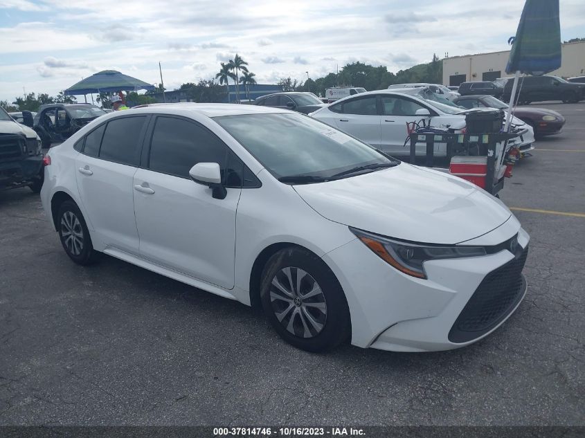 2022 TOYOTA COROLLA HYBRID LE - JTDEAMDE2N3000653