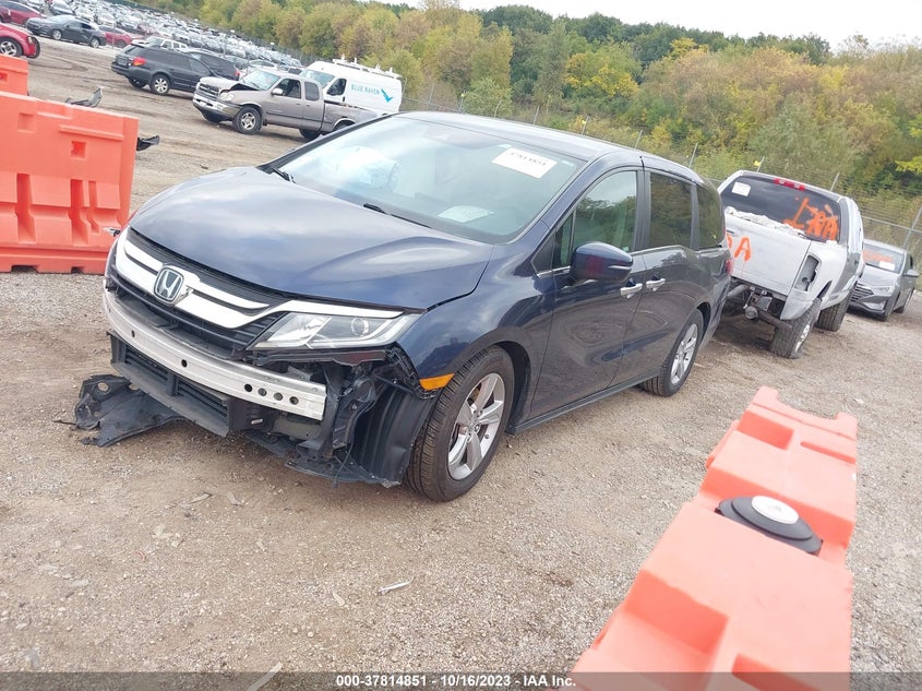 VIN 5FNRL6H54JB106763 2018 HONDA ODYSSEY EX