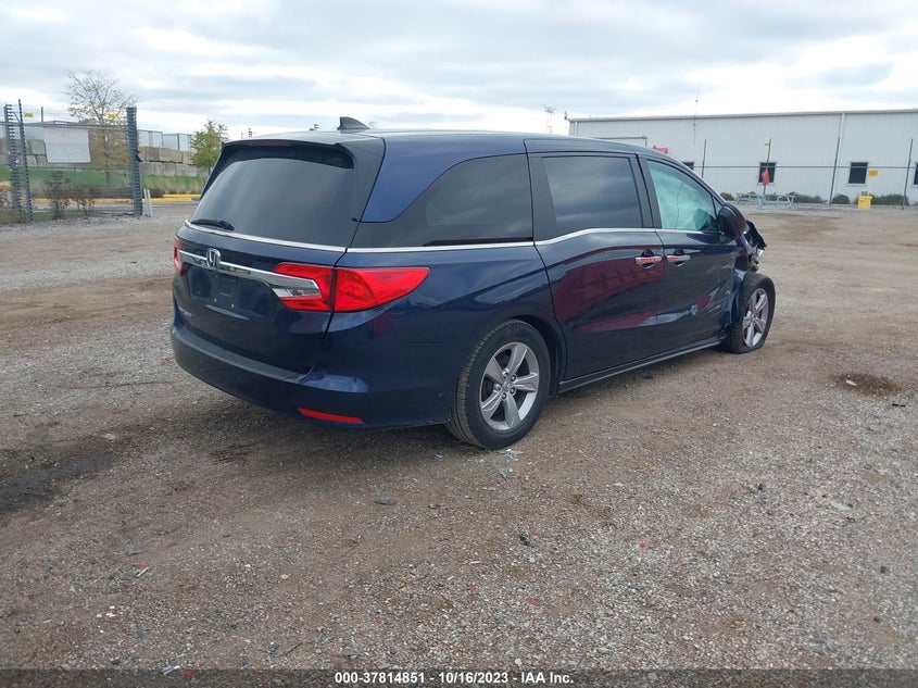 VIN 5FNRL6H54JB106763 2018 HONDA ODYSSEY EX