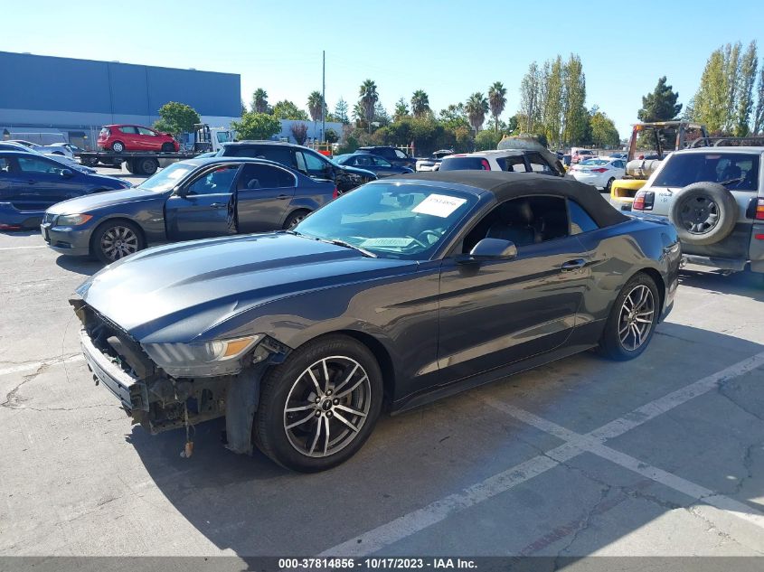 1FATP8UH8H5204170 2017 FORD MUSTANG, photo no. 2