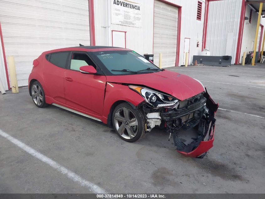 2015 HYUNDAI VELOSTER TURBO - KMHTC6AE6FU235372