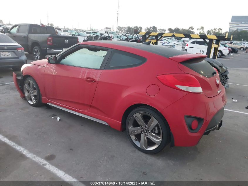 2015 HYUNDAI VELOSTER TURBO - KMHTC6AE6FU235372