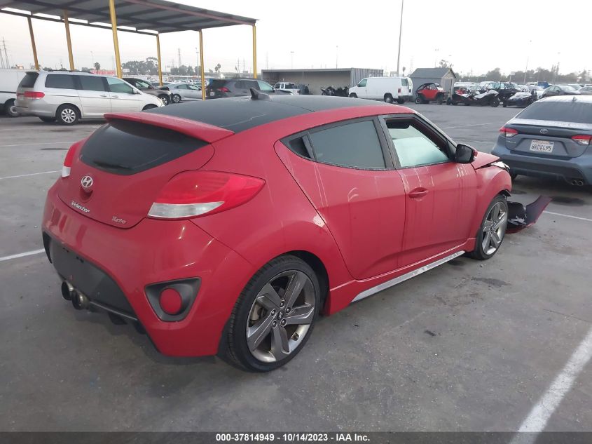 2015 HYUNDAI VELOSTER TURBO - KMHTC6AE6FU235372