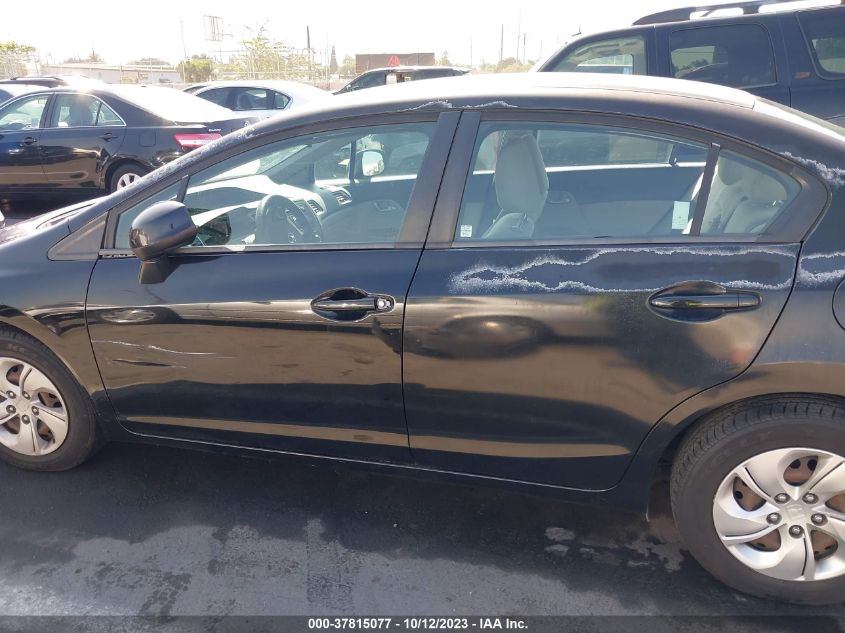 2013 HONDA CIVIC SDN LX - 2HGFB2F55DH540885
