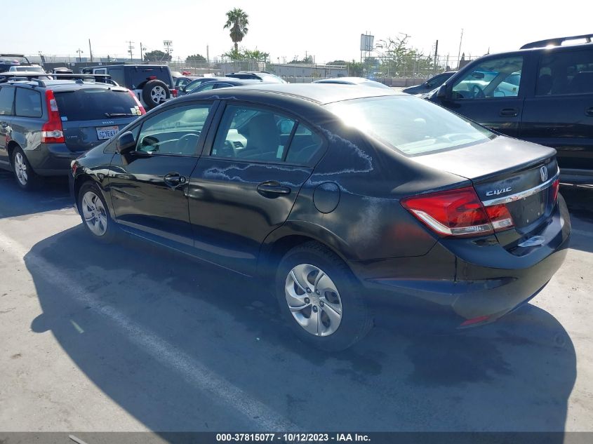 2013 HONDA CIVIC SDN LX - 2HGFB2F55DH540885