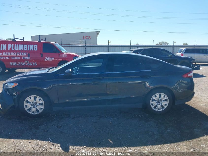 2013 FORD FUSION S - 3FA6P0G75DR163991