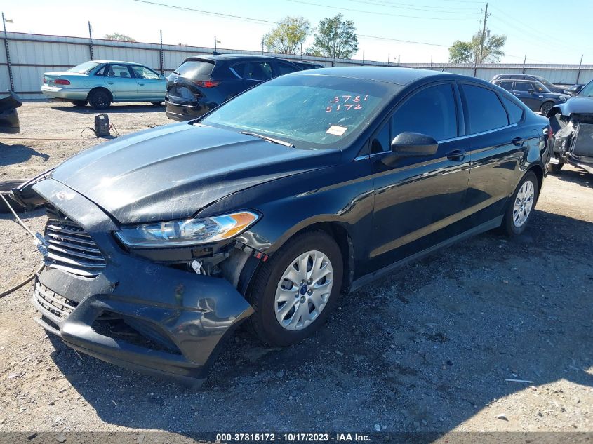 2013 FORD FUSION S - 3FA6P0G75DR163991