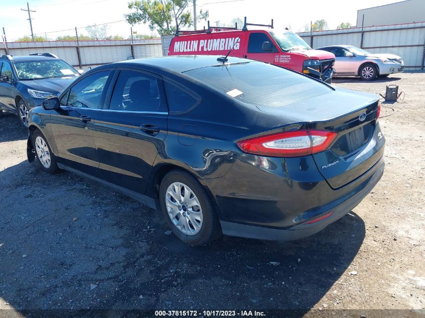 2013 FORD FUSION S - 3FA6P0G75DR163991