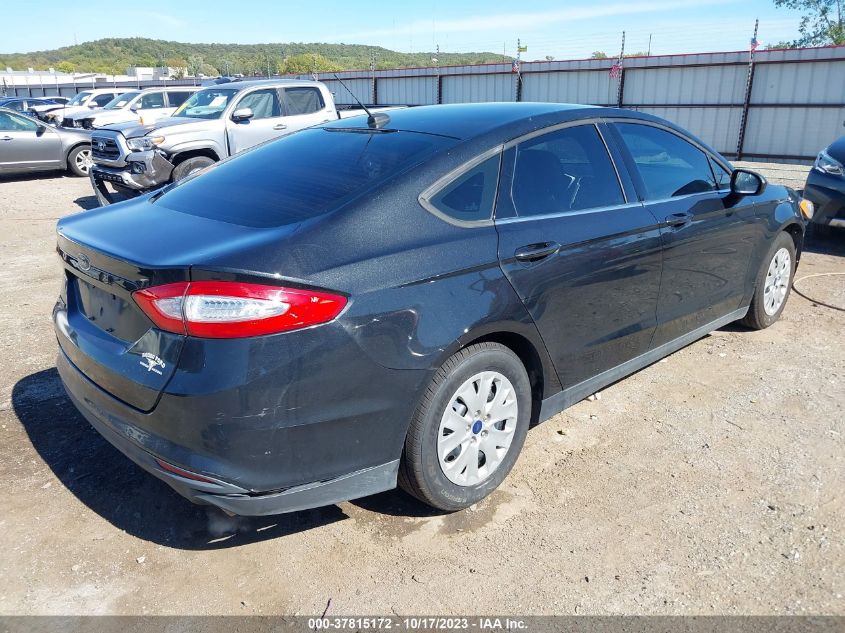 2013 FORD FUSION S - 3FA6P0G75DR163991