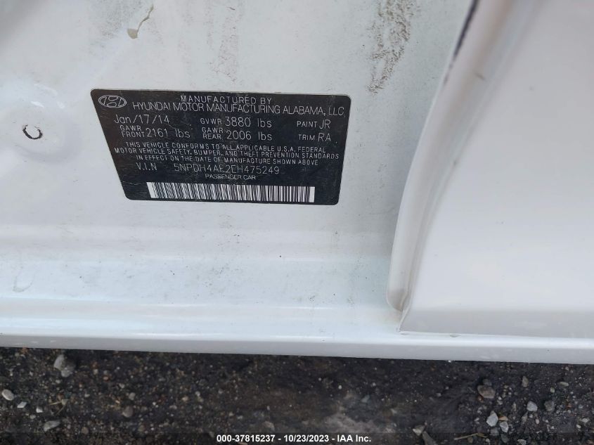 2014 HYUNDAI ELANTRA SE - 5NPDH4AE2EH475249