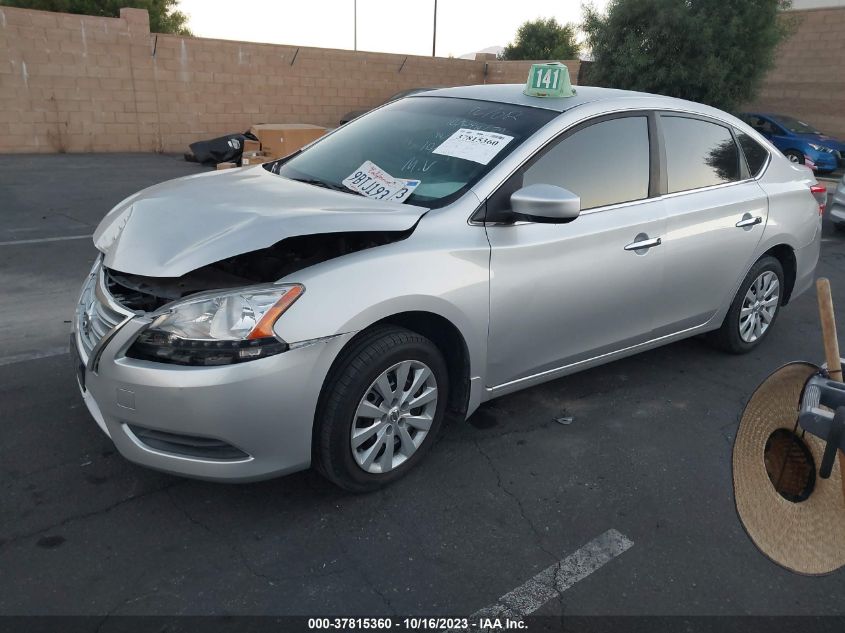 2015 NISSAN SENTRA S - 3N1AB7AP3FY300507