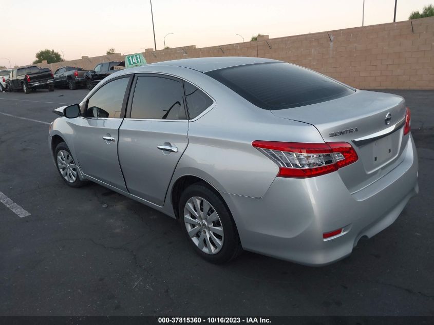 2015 NISSAN SENTRA S - 3N1AB7AP3FY300507