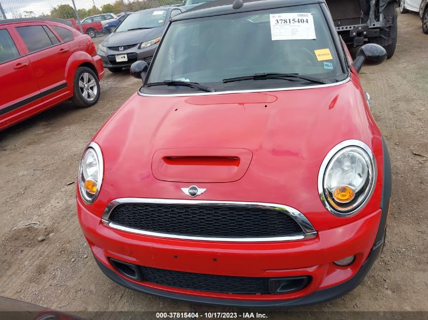 2013 MINI COOPER CONVERTIBLE S WMWZP3C59DT705960