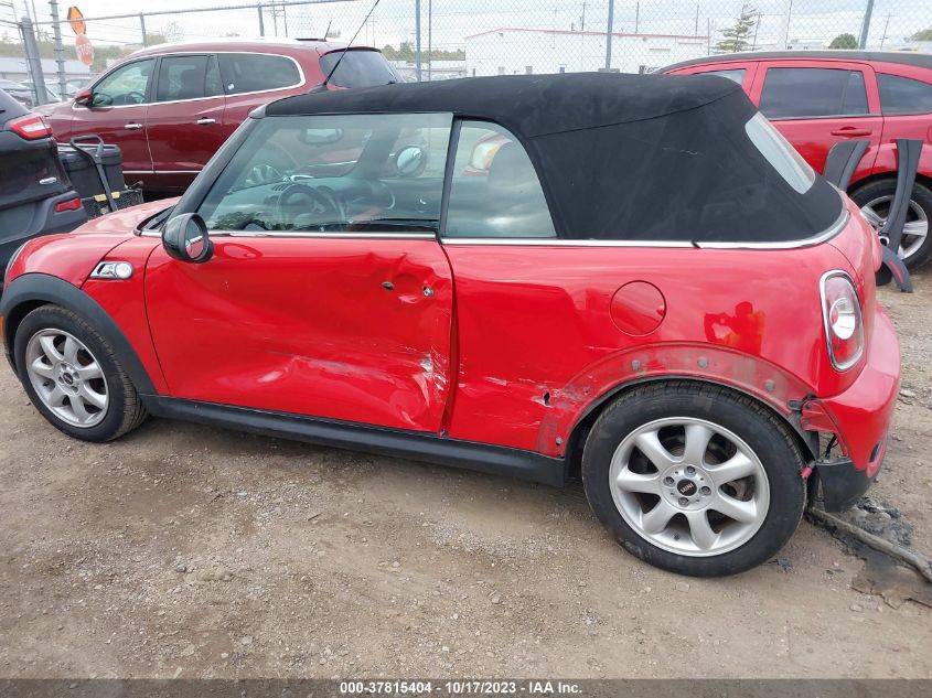 2013 MINI COOPER CONVERTIBLE S WMWZP3C59DT705960
