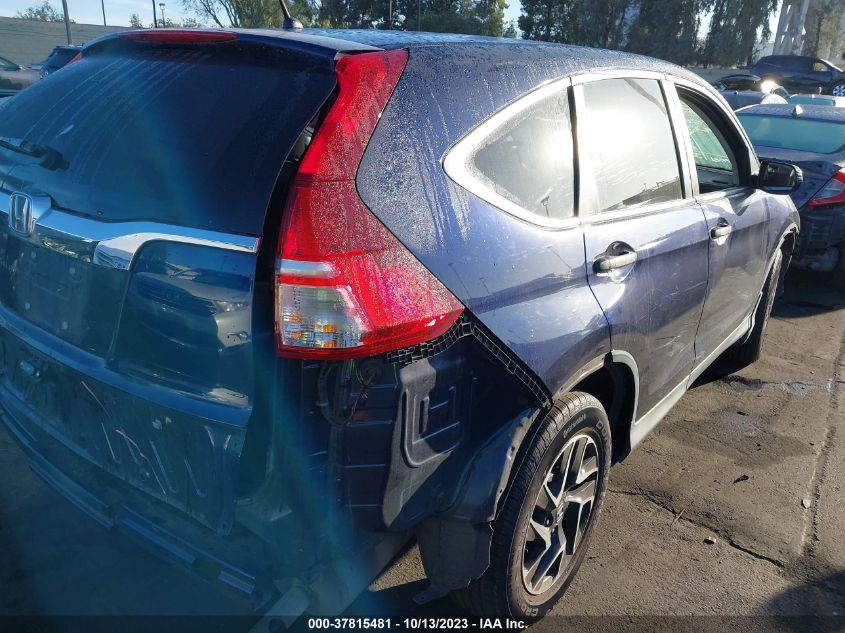 2016 HONDA CR-V SE - 2HKRM3H46GH550093