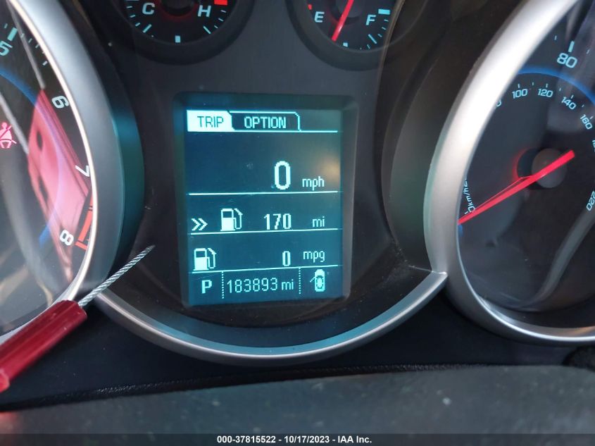 2013 CHEVROLET CRUZE LT - 1G1PC5SB6D7269904