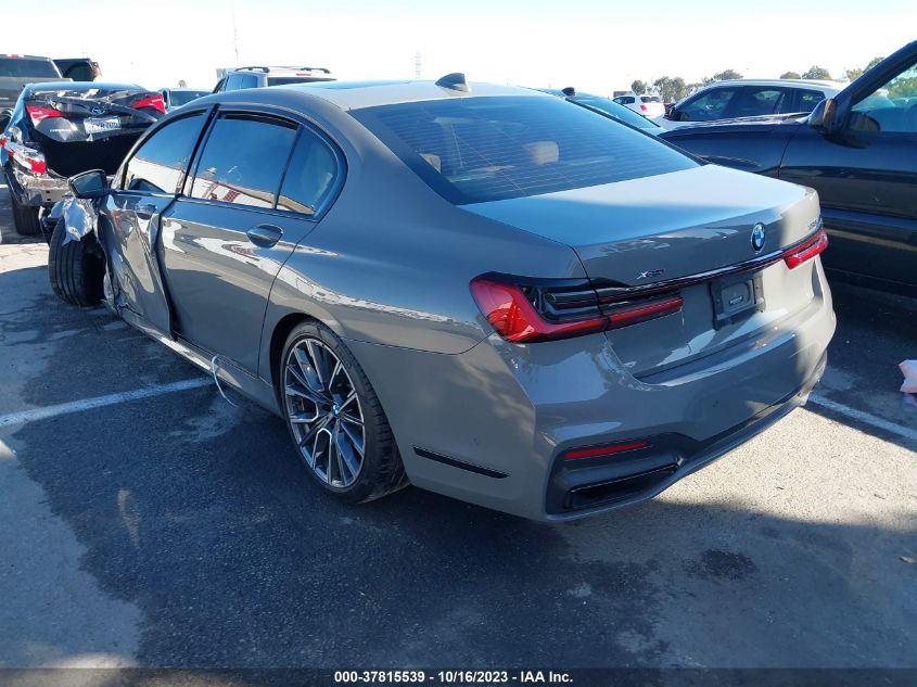 2020 BMW 7 SERIES 750I XDRIVE WBA7U2C00LBM61943