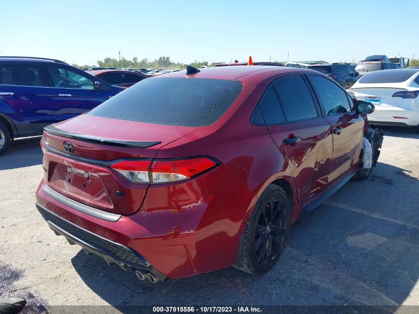 VIN 5YFS4MCE5NP135628 2022 TOYOTA COROLLA SE/NIGHT SHADE