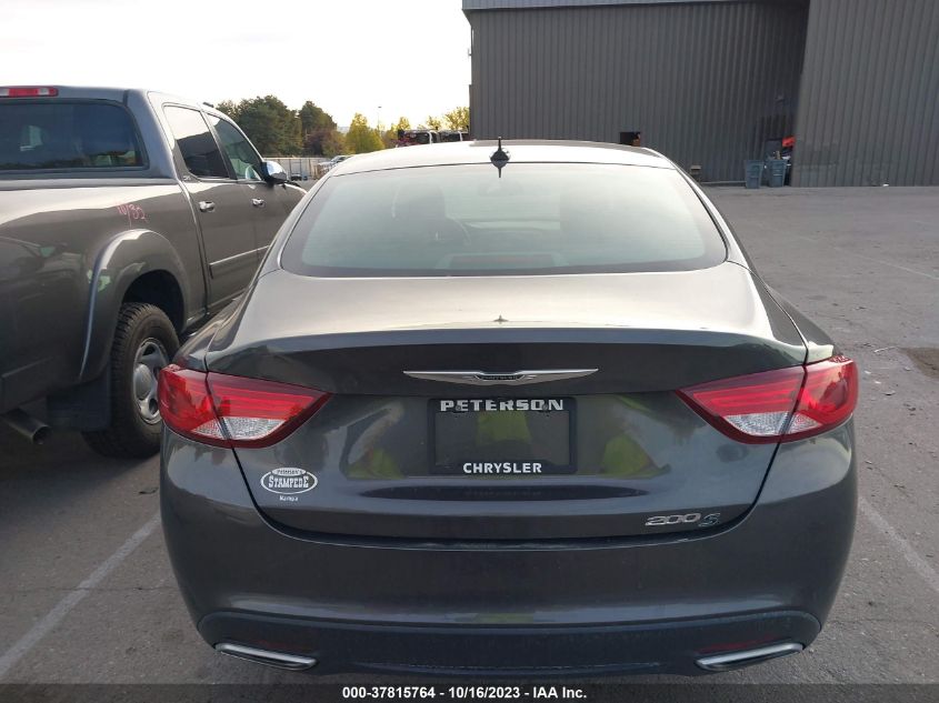 2015 CHRYSLER 200 S - 1C3CCCBG9FN518897