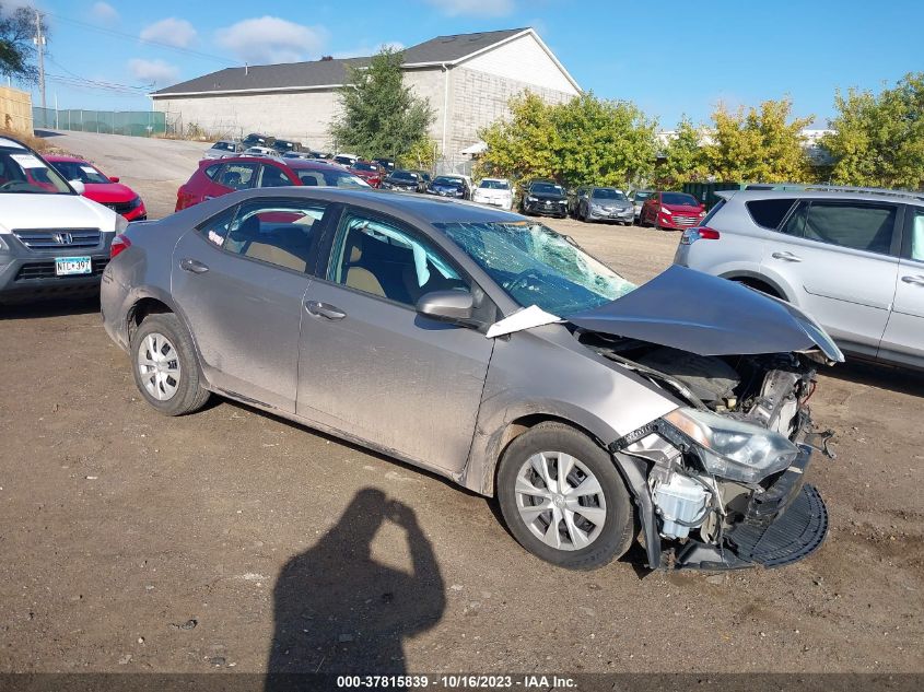 2014 TOYOTA COROLLA ECO/ECO PLUS/ECO PREMIUM - 5YFBPRHE4EP124858