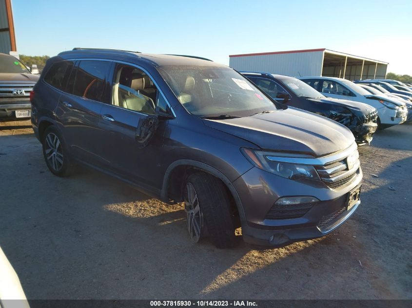 2016 HONDA PILOT TOURING - 5FNYF5H92GB040724