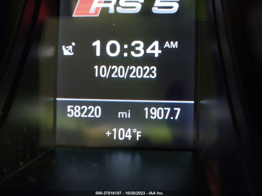 2015 AUDI RS 5 4.2 - WUAC6AFR7FA900486
