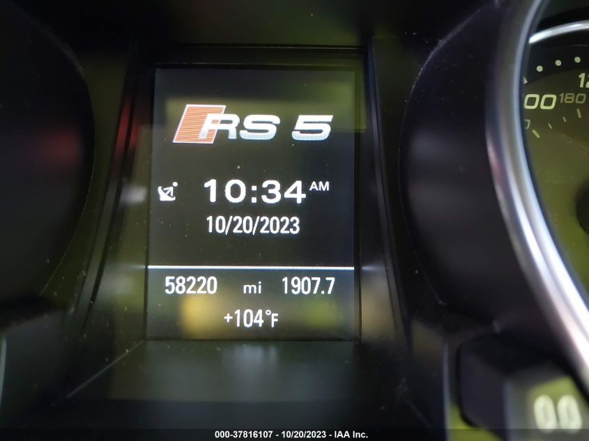 2015 AUDI RS 5 4.2 - WUAC6AFR7FA900486