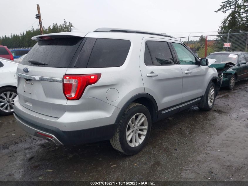 2017 FORD EXPLORER XLT - 1FM5K7D88HGA94264