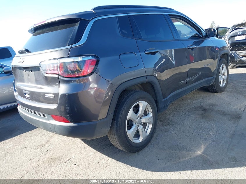 VIN 3C4NJDBB9KT786881 2019 JEEP COMPASS LATITUDE