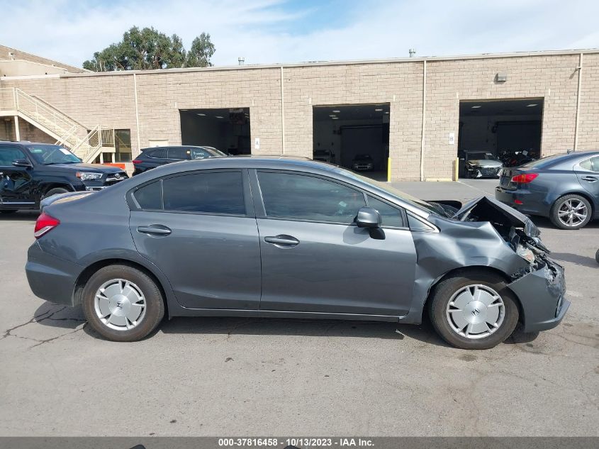 2013 HONDA CIVIC SDN HF 2HGFB2F69DH544561