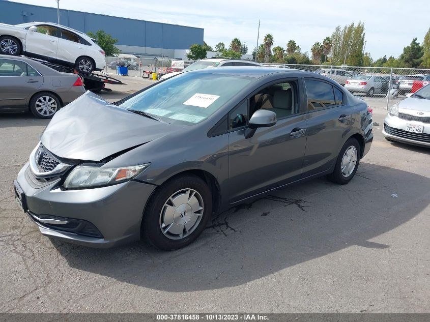 2013 HONDA CIVIC SDN HF 2HGFB2F69DH544561
