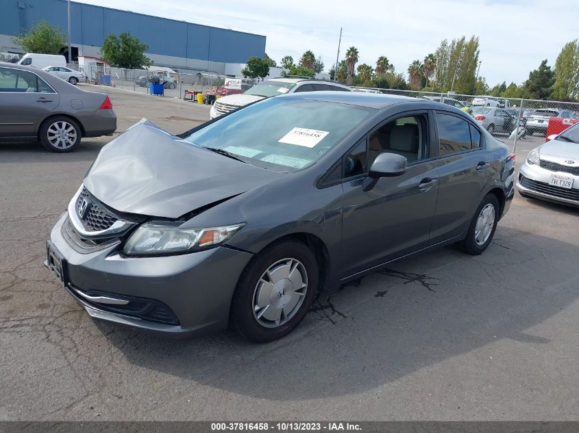 2013 HONDA CIVIC SDN HF 2HGFB2F69DH544561