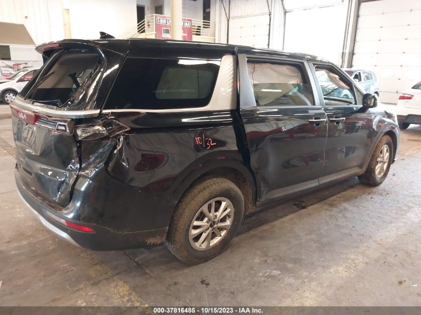 2022 KIA CARNIVAL MPV LX SEAT PACKAGE KNDNB4H31N6058855