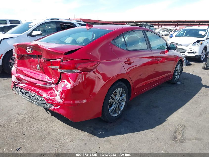 2018 HYUNDAI ELANTRA SEL - 5NPD84LF5JH251229