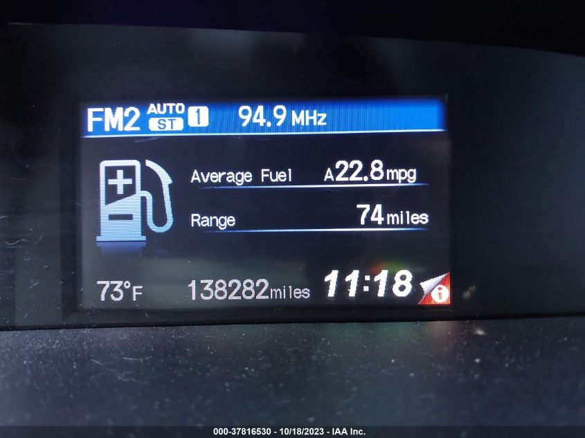 2013 HONDA CIVIC SDN EX 19XFB2F87DE256551