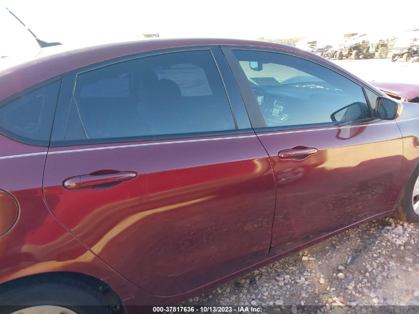 2015 DODGE DART SE - 1C3CDFAA8FD302198