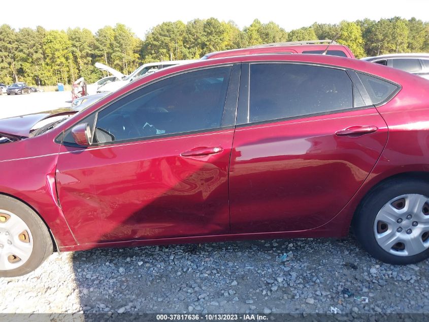 2015 DODGE DART SE - 1C3CDFAA8FD302198