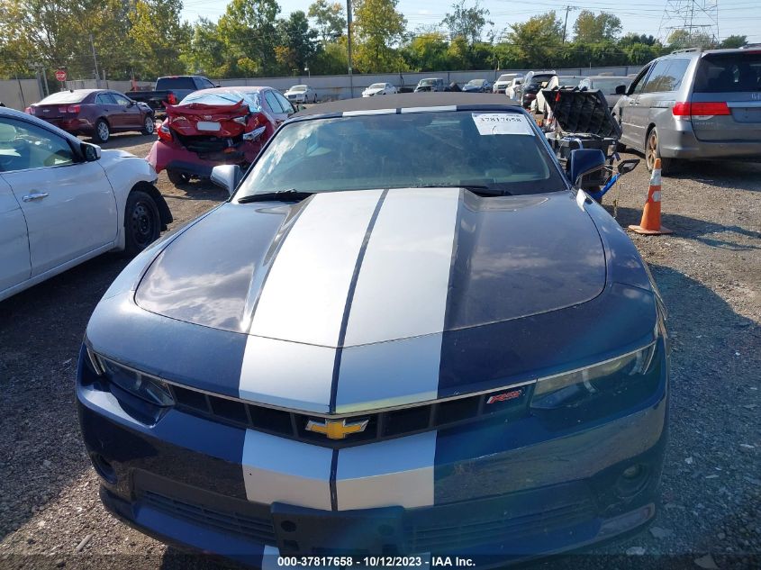 2015 CHEVROLET CAMARO LT - 2G1FE3D33F9241947