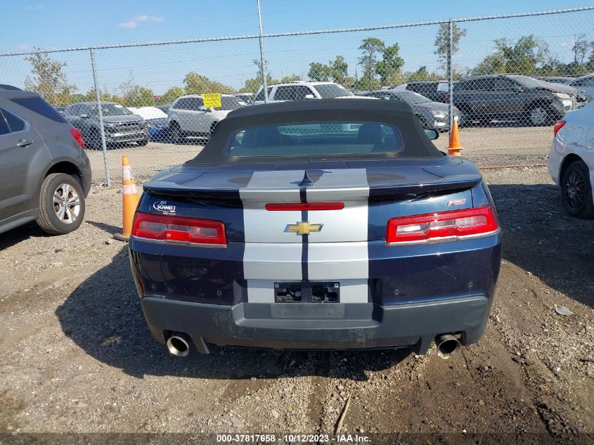 2015 CHEVROLET CAMARO LT - 2G1FE3D33F9241947