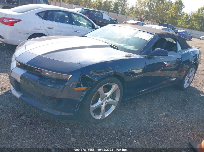 2015 CHEVROLET CAMARO LT - 2G1FE3D33F9241947