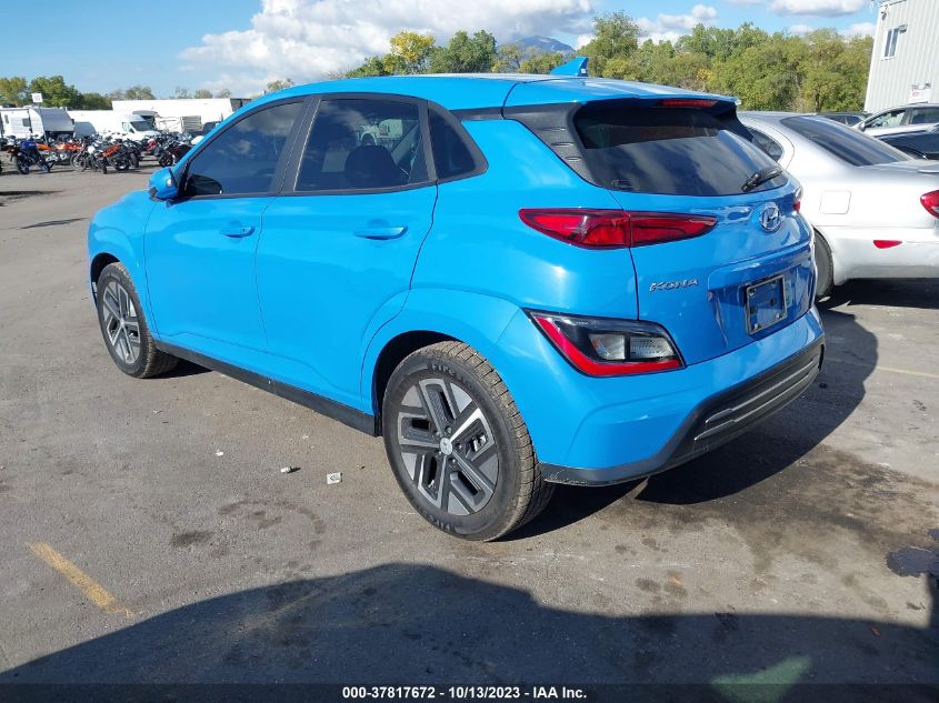 KM8K33AG5NU139923 Hyundai Kona Electric SEL 3