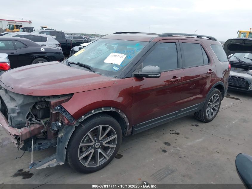 2015 FORD EXPLORER XLT - 1FM5K7D89FGA08425