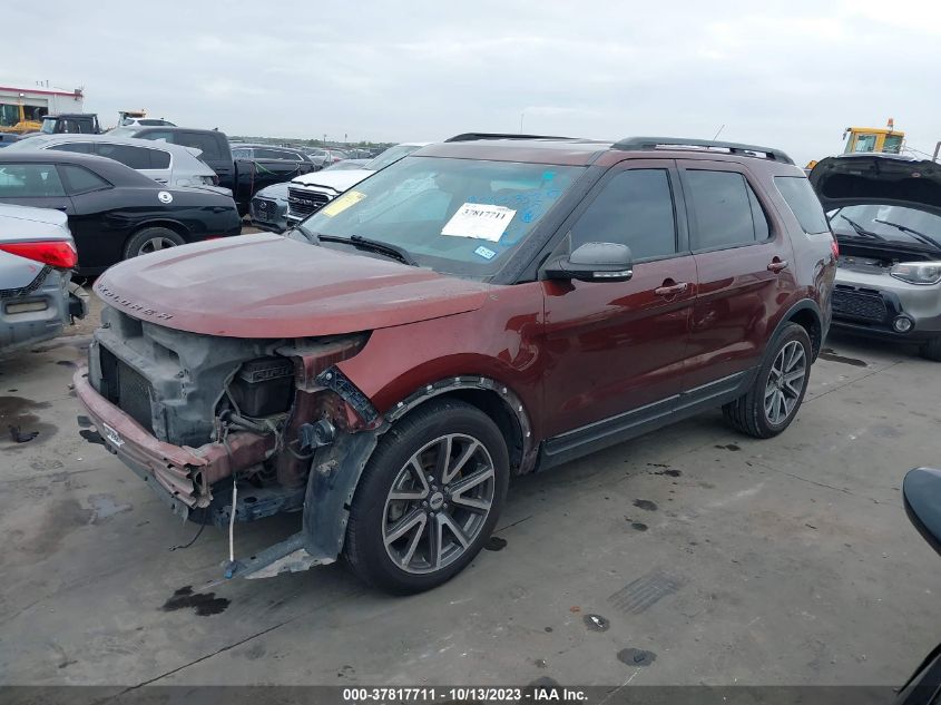2015 FORD EXPLORER XLT - 1FM5K7D89FGA08425