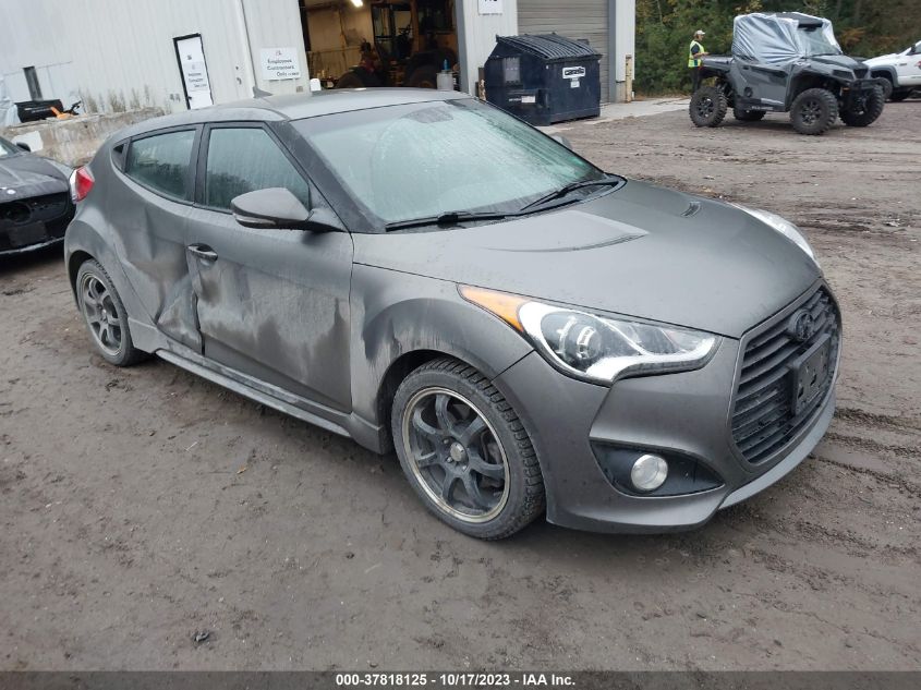 2014 HYUNDAI VELOSTER TURBO - KMHTC6AE2EU209236