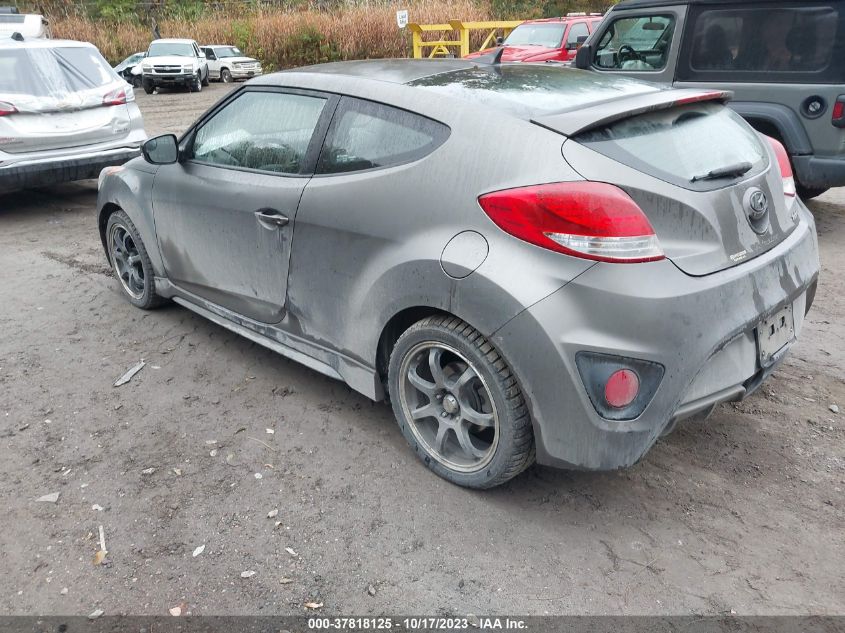 2014 HYUNDAI VELOSTER TURBO - KMHTC6AE2EU209236